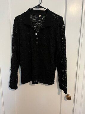 Fashion Brand Company Lace Long Sleeve polo